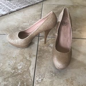 SM New York glitter heels